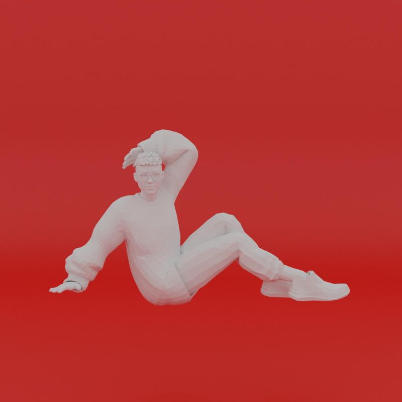 Character Pose Toy Man Miniature Figure 020