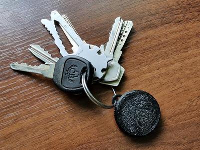 Keychain for Spare Battery of Car Key