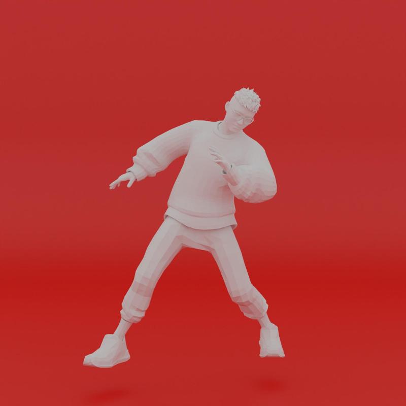Character Pose Toy Man Miniature Figure 055