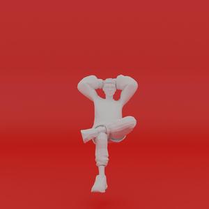 Character Pose Toy Man Miniature Figure 075