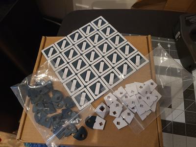 Printable Tak game board and pieces