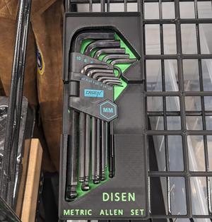 Disen Metric Allen Set Gridfinity