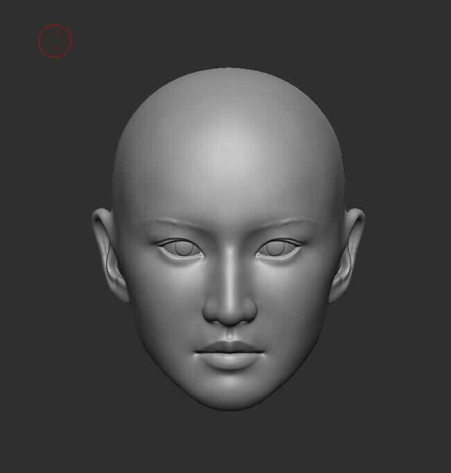 Crystal Liu Yifei HEAD 3D STL FOR PRINT 3D print model