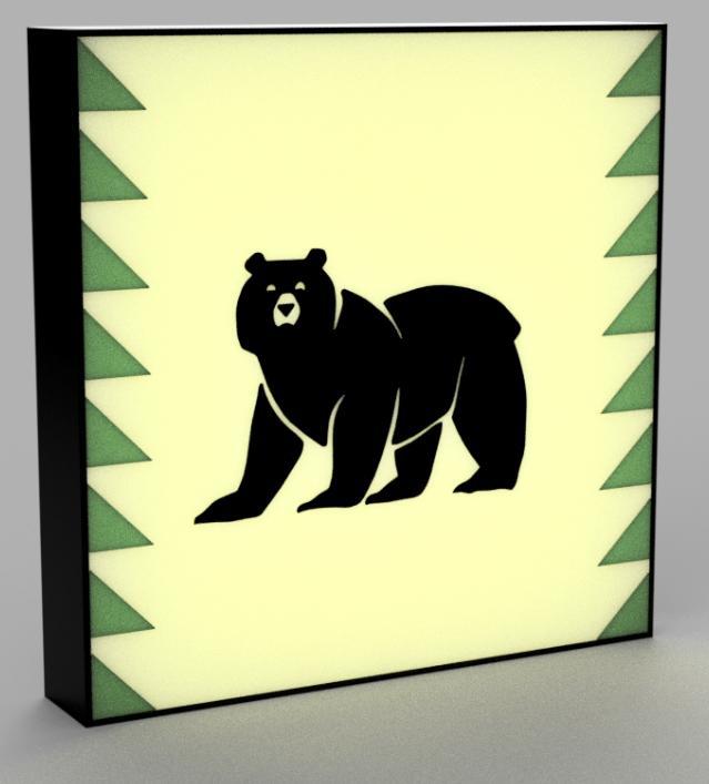 Game of Thrones House Mormont LED Lamp