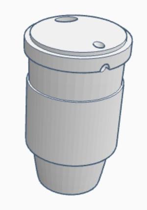 mini coffee keychain