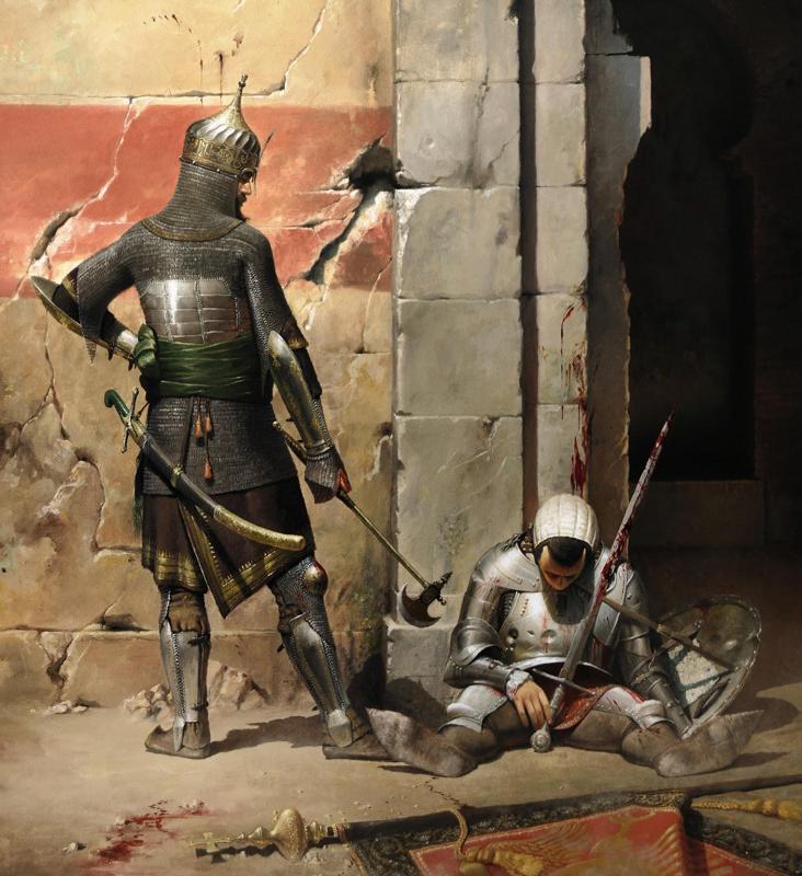 Ottoman sipahi and Aragonese mercenary