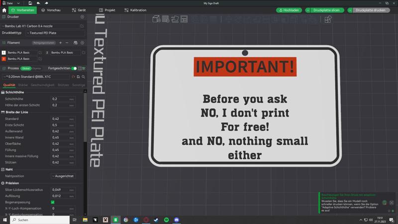 Printing is not Free!