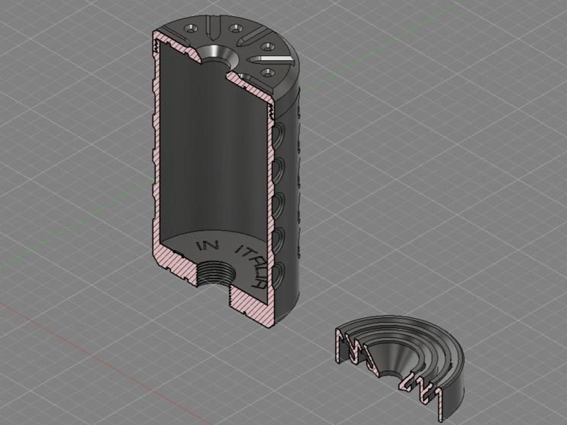 CD Apollo 50 Airsoft Silencer