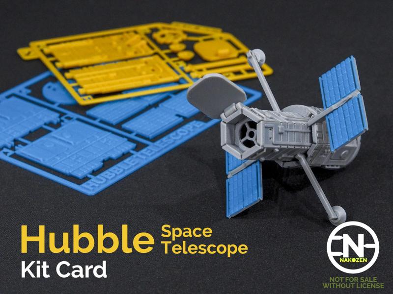 Hubble Telescope Kit Card