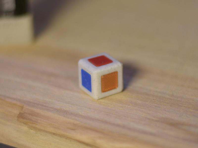 Custom color dice