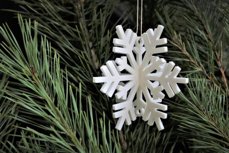 3D snowflake