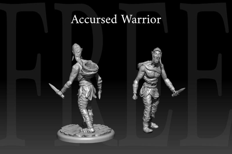 Mystic-Realm's FREE Act 5: Chasm of the Accursed Goblin King - Accursed Warrior