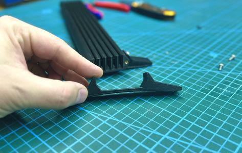 Remixed foot stand of 5pc Build Plate Rack-Voron 310-355