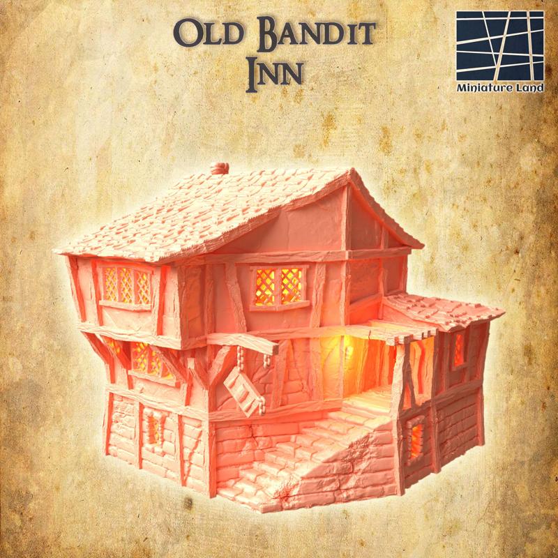 Old Bandit Inn- Tabletop Terrain - 28 MM