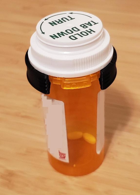 Pill Bottle Label Ring