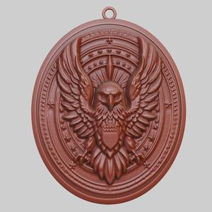 Eagle Animal Pendant Eagle Animal Necklace for CNC Router Laser & 3D Printer