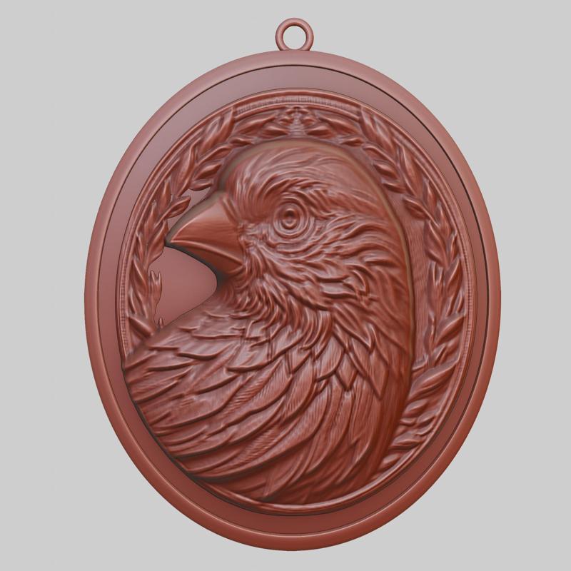 Canary Animal Pendant Canary Animal Necklace for CNC Router Laser & 3D Printer