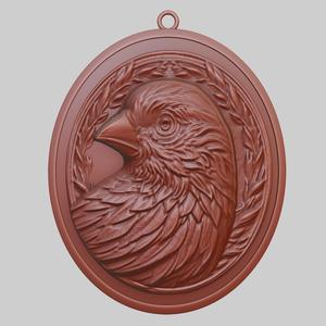 Canary Animal Pendant Canary Animal Necklace for CNC Router Laser & 3D Printer