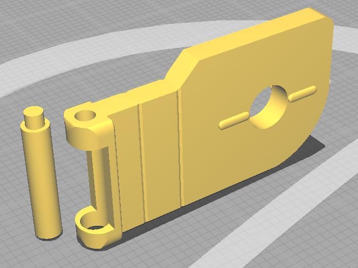 Nerf Retaliator/Recon barrel extension - front post replacement & 'night sight'