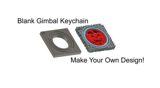 Gimbal Keychain Blank