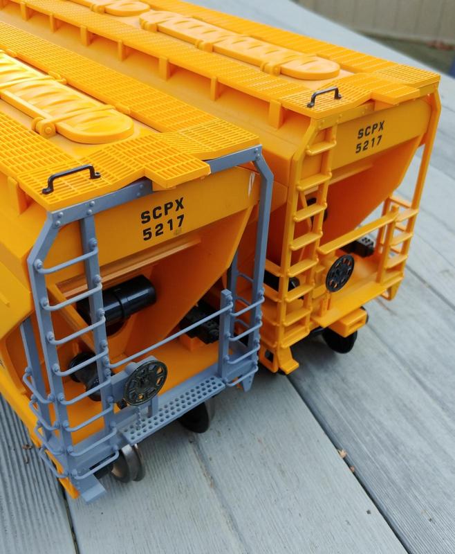 End ladder upgrade for the LGB Center-Flow covered hopper