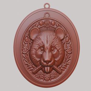 Panda Animal Necklace Panda Animal Pendant for CNC Router Laser & 3D Printer