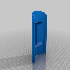 Ciclop back cover with extension for electronics and cables.