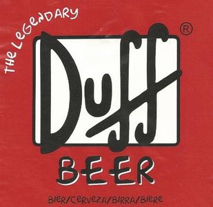 Faded Duff Beer Ad - Hueforge