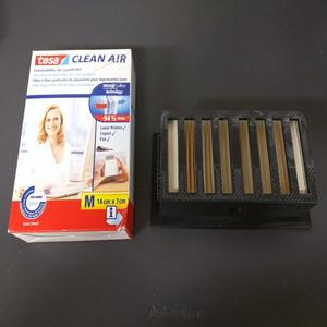 Halterung/Holder/Mount - tesa Clean Air M (14x7cm)