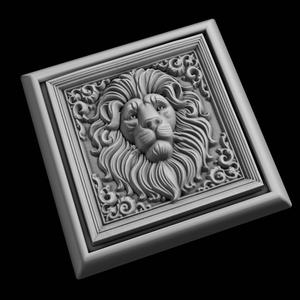 Lion Animal 3D Model for CNC Router Laser & 3D Printer
