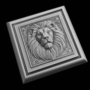 Lion Animal 3D Model for CNC Router Laser & 3D Printer