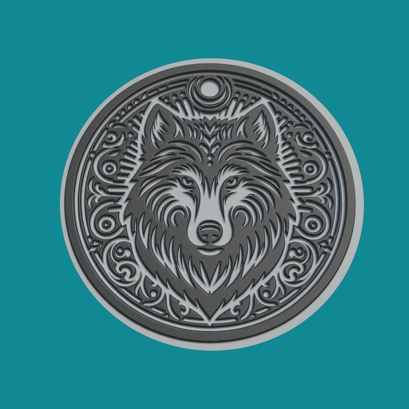 Wolf Medallion