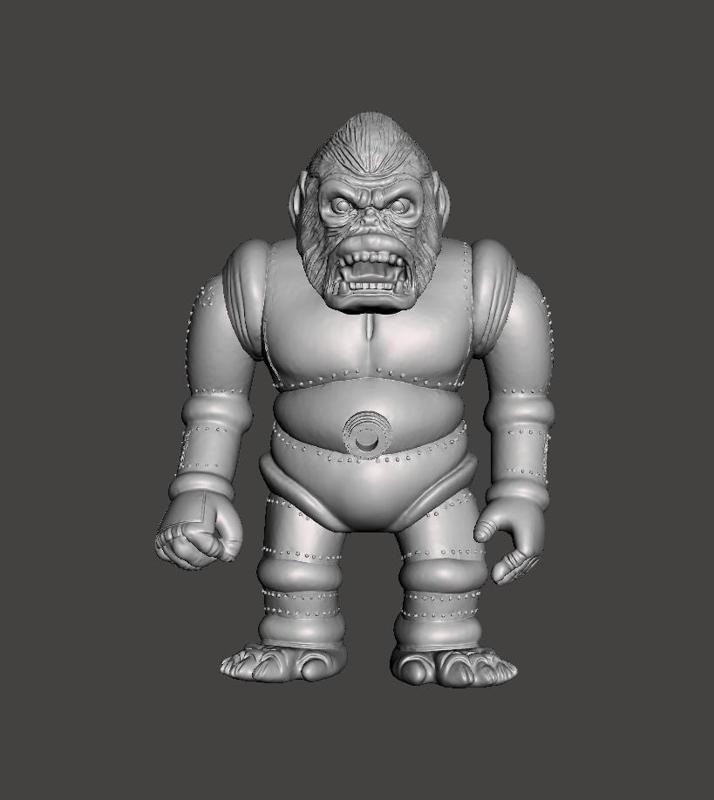 FAN ART KAIJU robot kong SOFUBI
