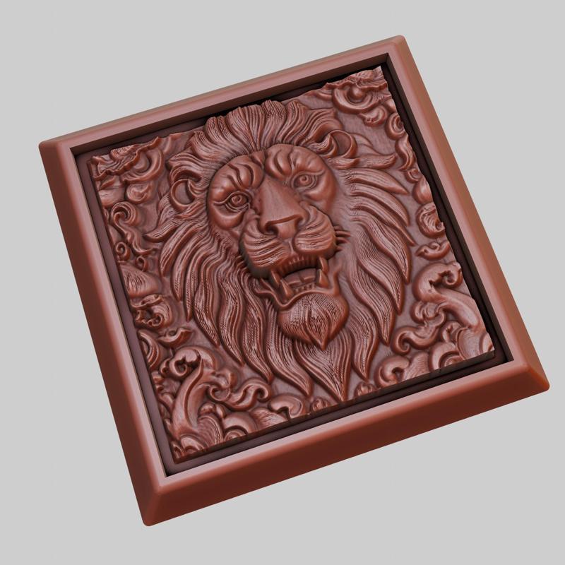 lion Animal 3D Model for CNC Router Laser & 3D Printer