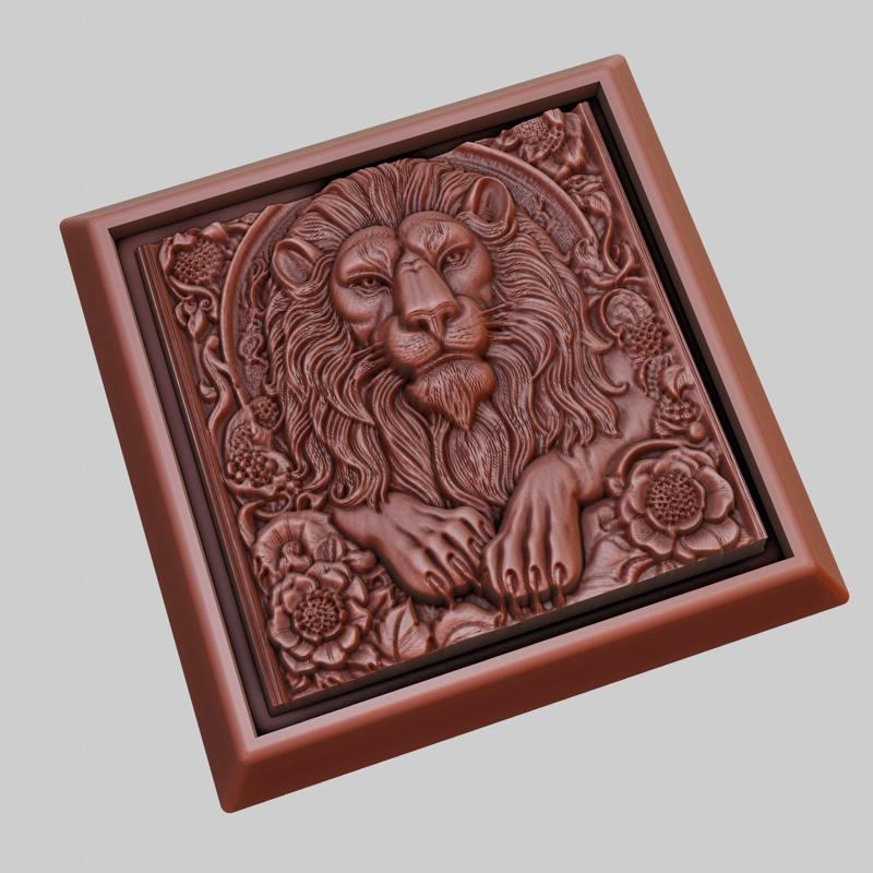 lion Animal 3D Model for CNC Router Laser & 3D Printer