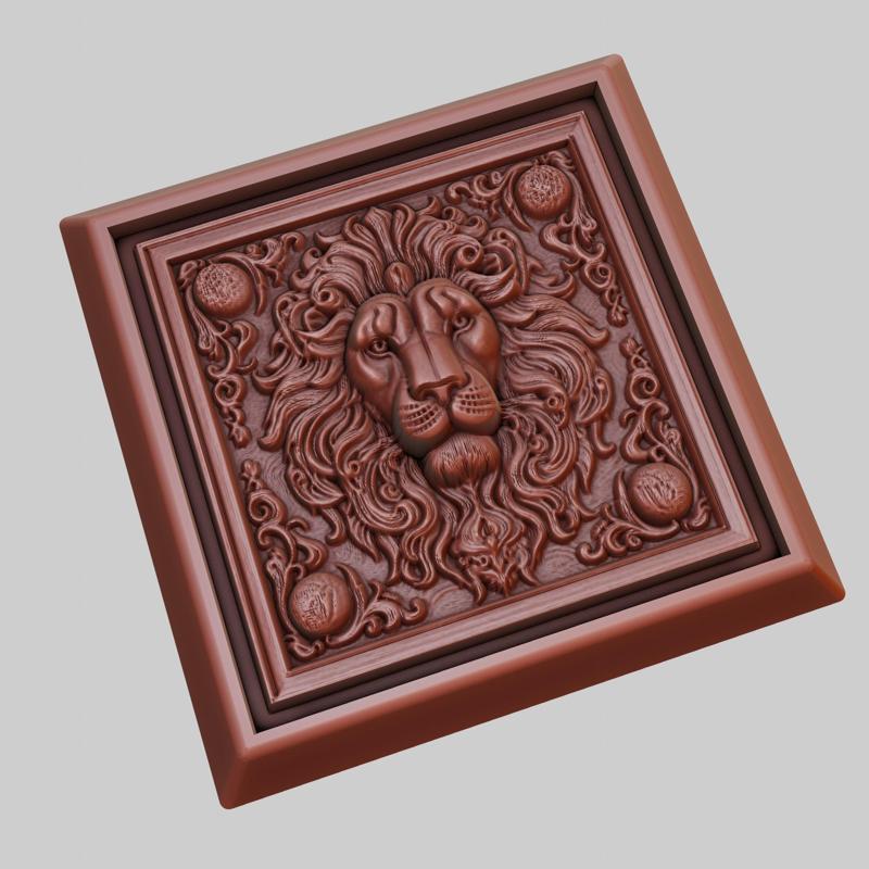 lion Animal 3D Model for CNC Router Laser & 3D Printer