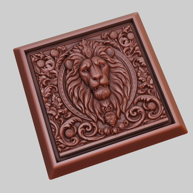 lion Animal 3D Model for CNC Router Laser & 3D Printer