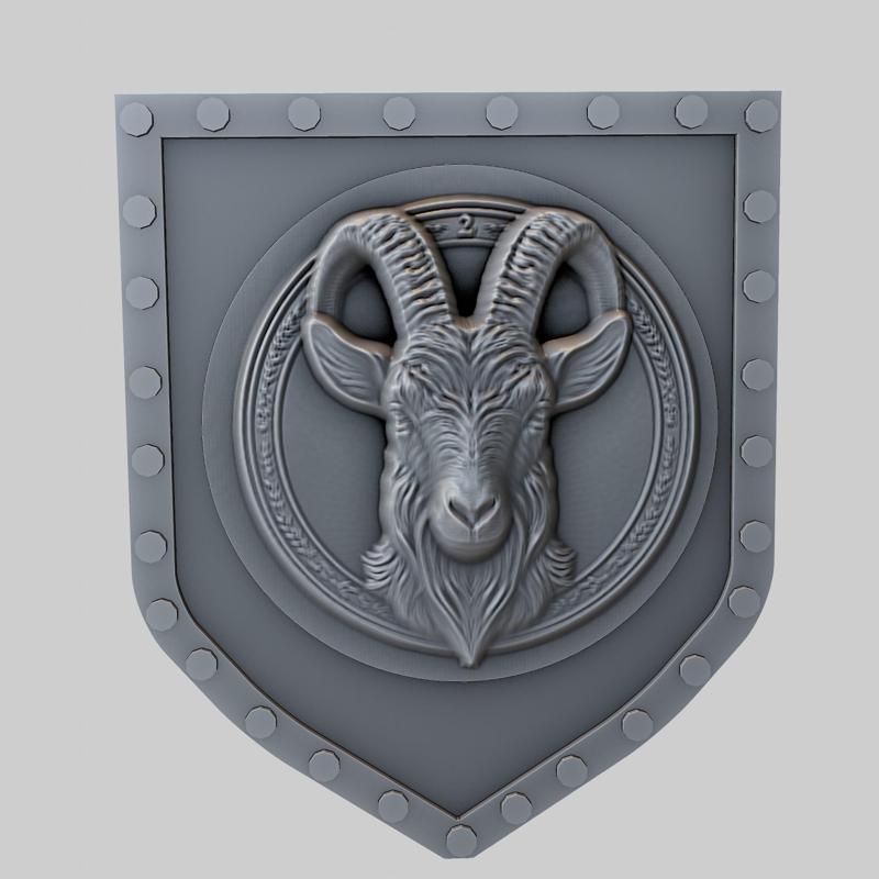 Goat Animal Wall Goat Animal Bust for CNC Router Laser & 3D Printer