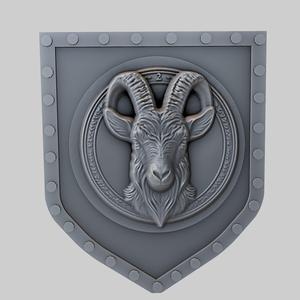 Goat Animal Wall Goat Animal Bust for CNC Router Laser & 3D Printer