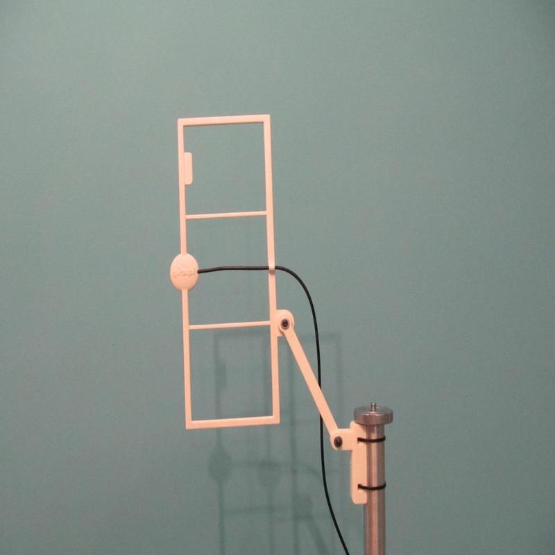  433MHz moxon antenna with mast mounting.