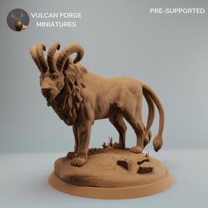 Fantasy Lion, Ashplains Lion Standing - Supported