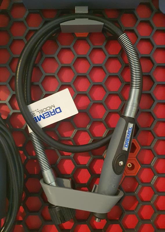 Dremel Flexible Shaft Holder for Honeycomb Wall