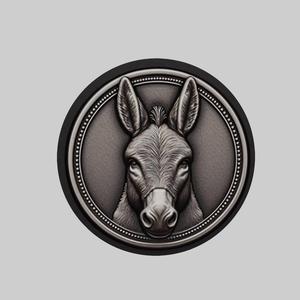 Donkey Animal Head Donkey Animal Medallion for CNC Router Laser & 3D Printer