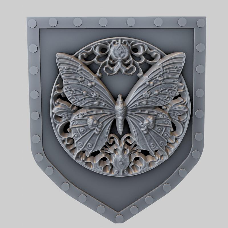 Butterfly Animal Wall Butterfly Animal Bust for CNC Router Laser & 3D Printer