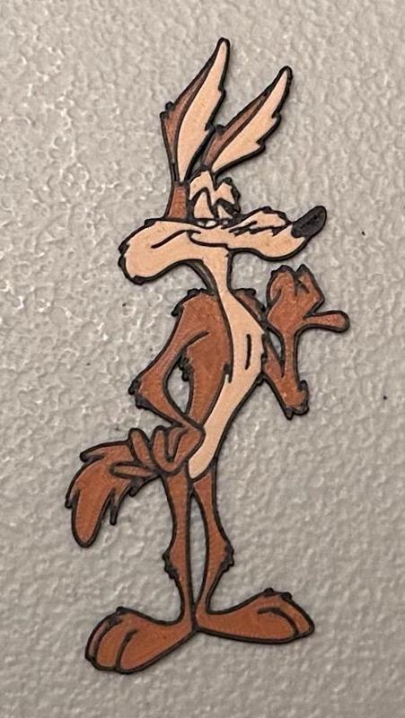 Multicolor Wile E. Coyote Magnet