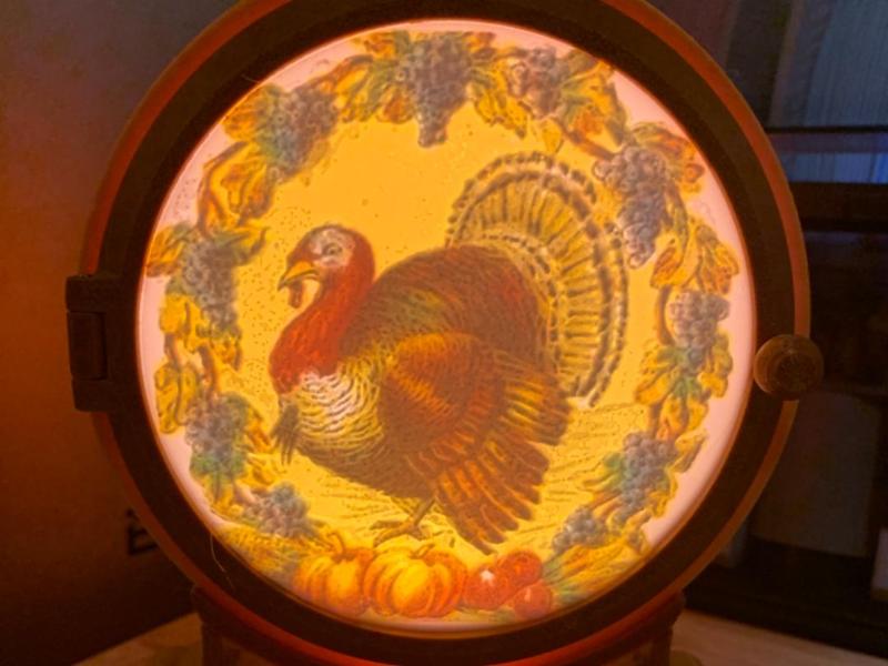 Thanksgiving Lithophane Tea Light Inserts 