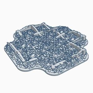Gothic Destroyed Building 7 GD007