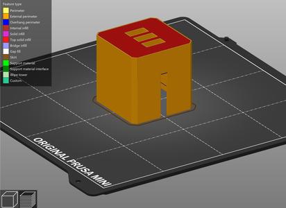 USB Drive Holder for Prusa Mini