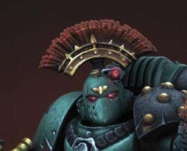 Sons of Horus sergeant helment (miniature)