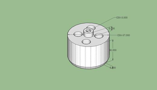 hole-saw centerer